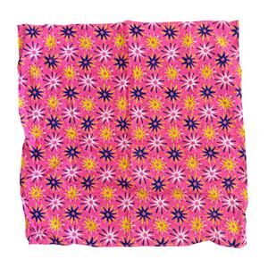 LUSH Cosmetics Knot Wrap Snow Fairy Bandana Polyester Recycled Scarf Pink Star